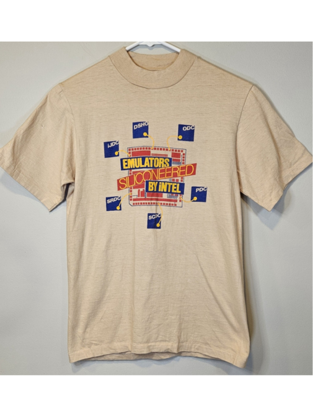 Vintage 1983 Intel T Shirt Hanes Beefy T USA Tech Computer Semiconductor Small